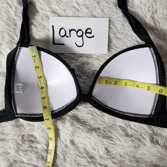 NWOT Black High-waist Halter Bikini - Picture 9 of 14
